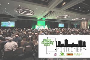 Southern Agronomy Summit General Session with 2027 SAS Logo